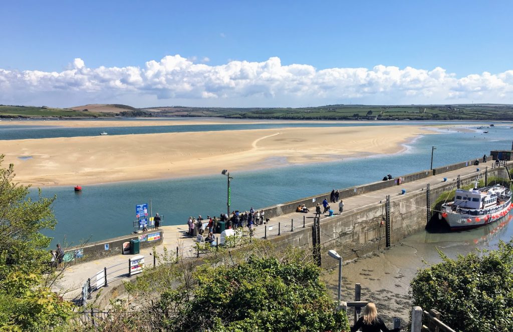 The Camel Estuary, Padstow, Cornwall taken from Greens of Padstow restaurant