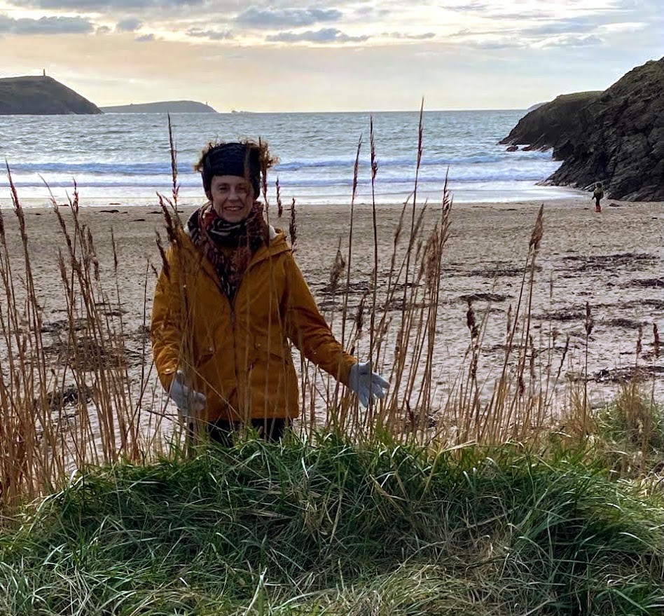 The damsel waiting for him in Polzeath