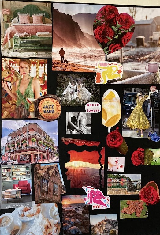 My 2023 vision board depicted marriage even before we had contemplated it.
