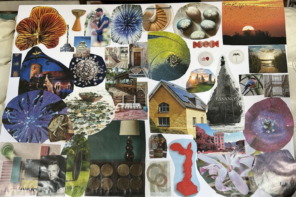 An Intuitive Vision Board can help you over the hurdle of feeling stuck